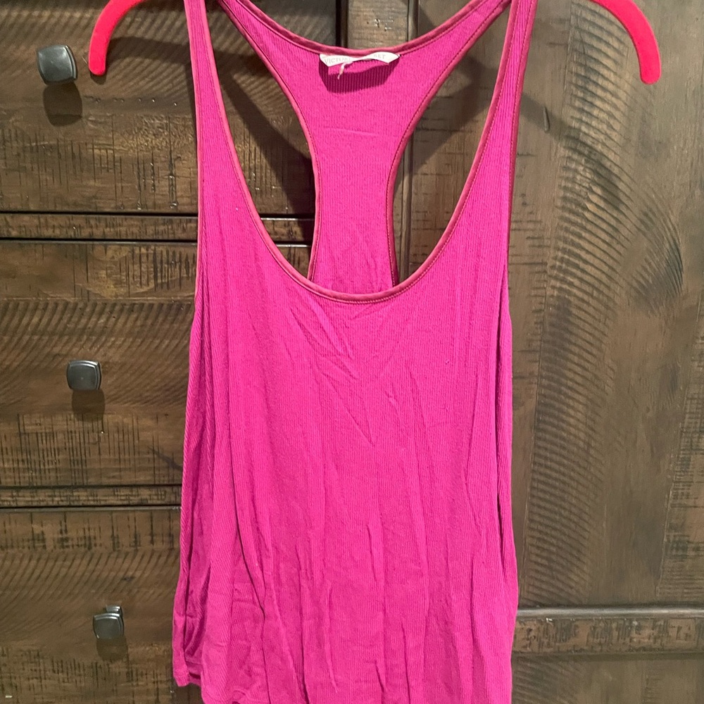 Victoria's Secret Fuchsia Racerback Tank Top